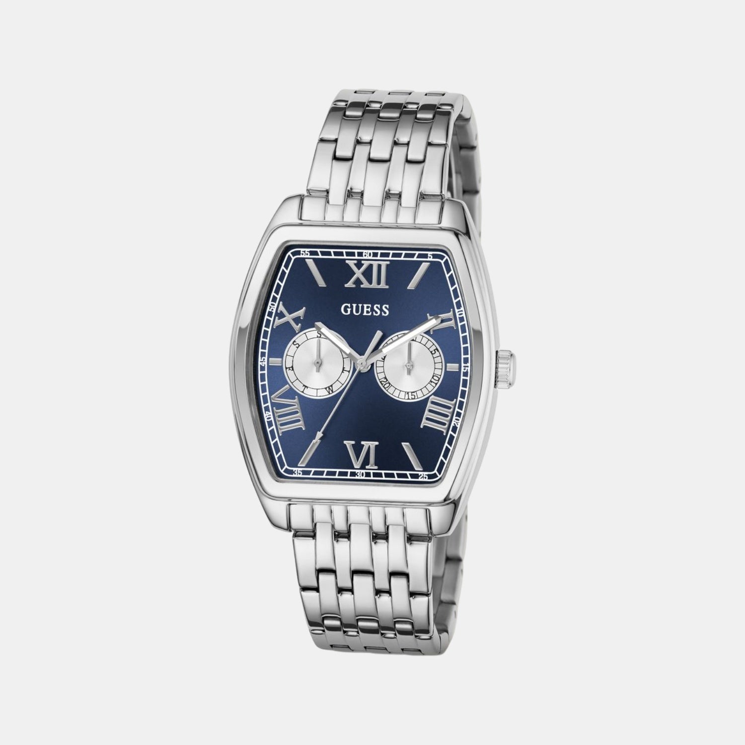 Guess Gd Gabriel Men Quartz Blue Dial Analog Stainless Steel Gw0975G1