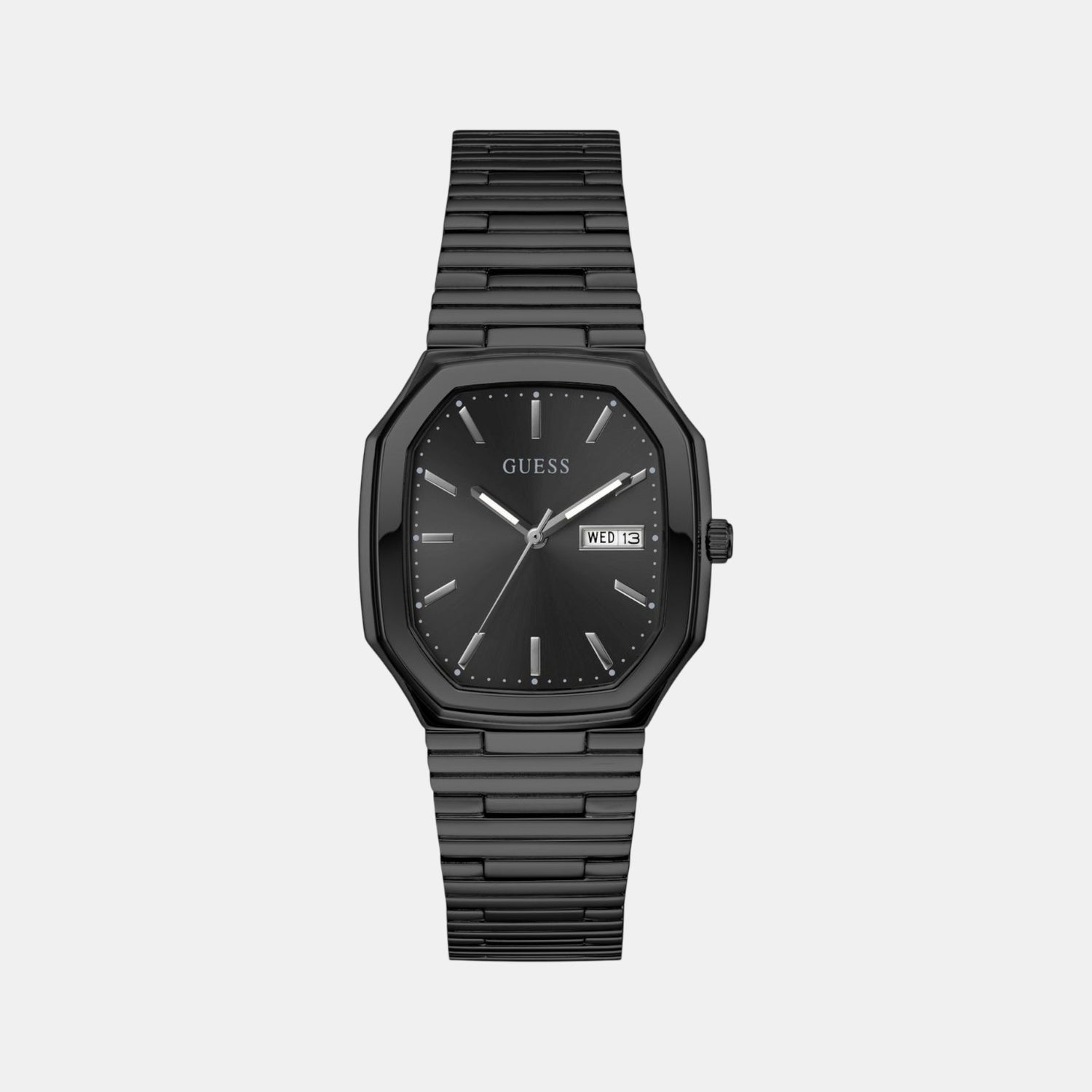 Guess Gd Oliver Men Quartz Black Dial Analog Stainless Steel Gw0978G4