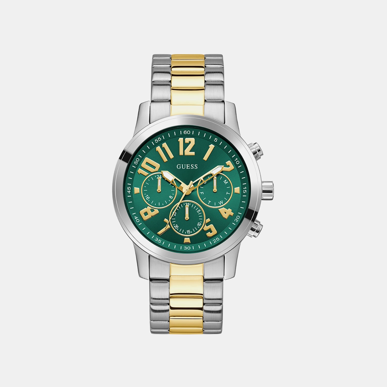 Guess Gs Parker Men Quartz Green Dial Analog Stainless Steel Gw1006G4