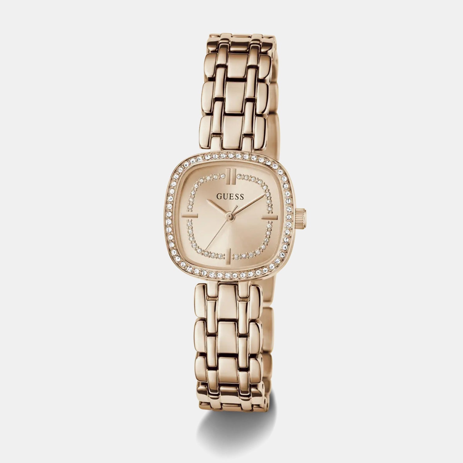 Guess Gb Hazel Women Quartz Rose Gold Dial Analog Stainless Steel Gw1018L4