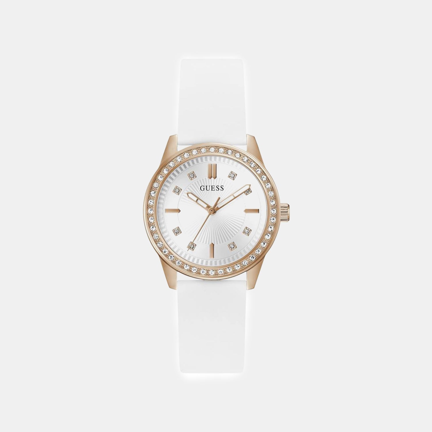 Guess Gd Margo Women Quartz White Dial Analog Stainless Steel Gw1030L4
