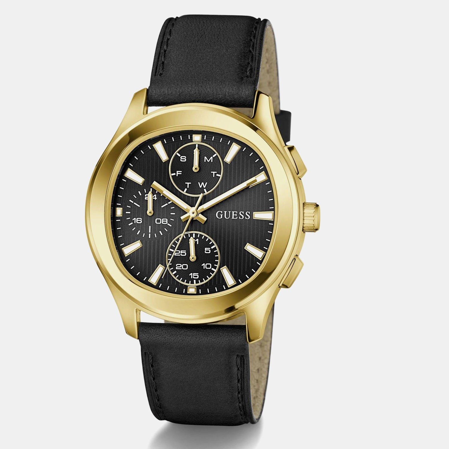 Guess Gd Palmer Men Quartz Black Dial Analog Stainless Steel Gw1049G2