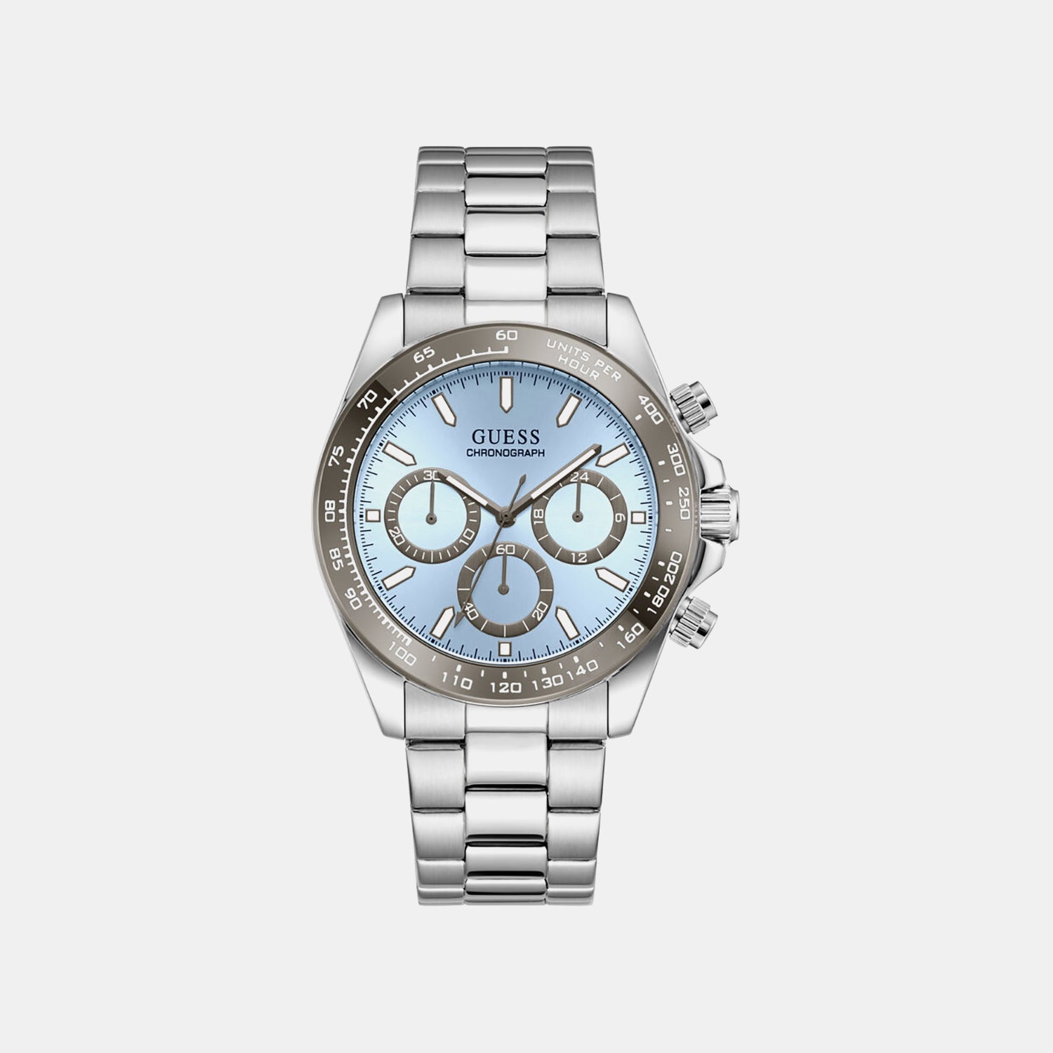 Guess Gs Arthur Men Quartz Blue Dial Analog Stainless Steel Gw1058G1