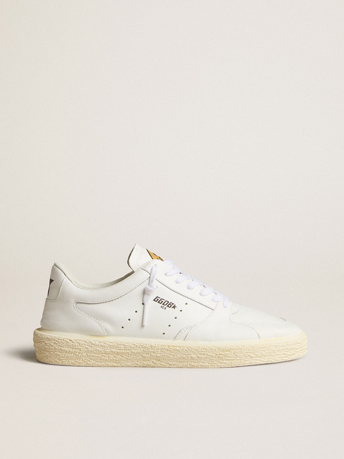 Golden Goose Womens Tenth Star In White Leather Womens