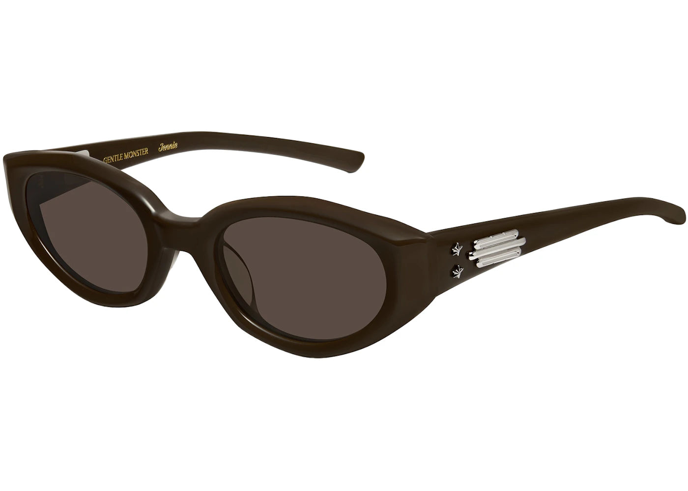 Gentle Monster Jennie Fish Tail Sunglasses Brown/Brown (Br3)