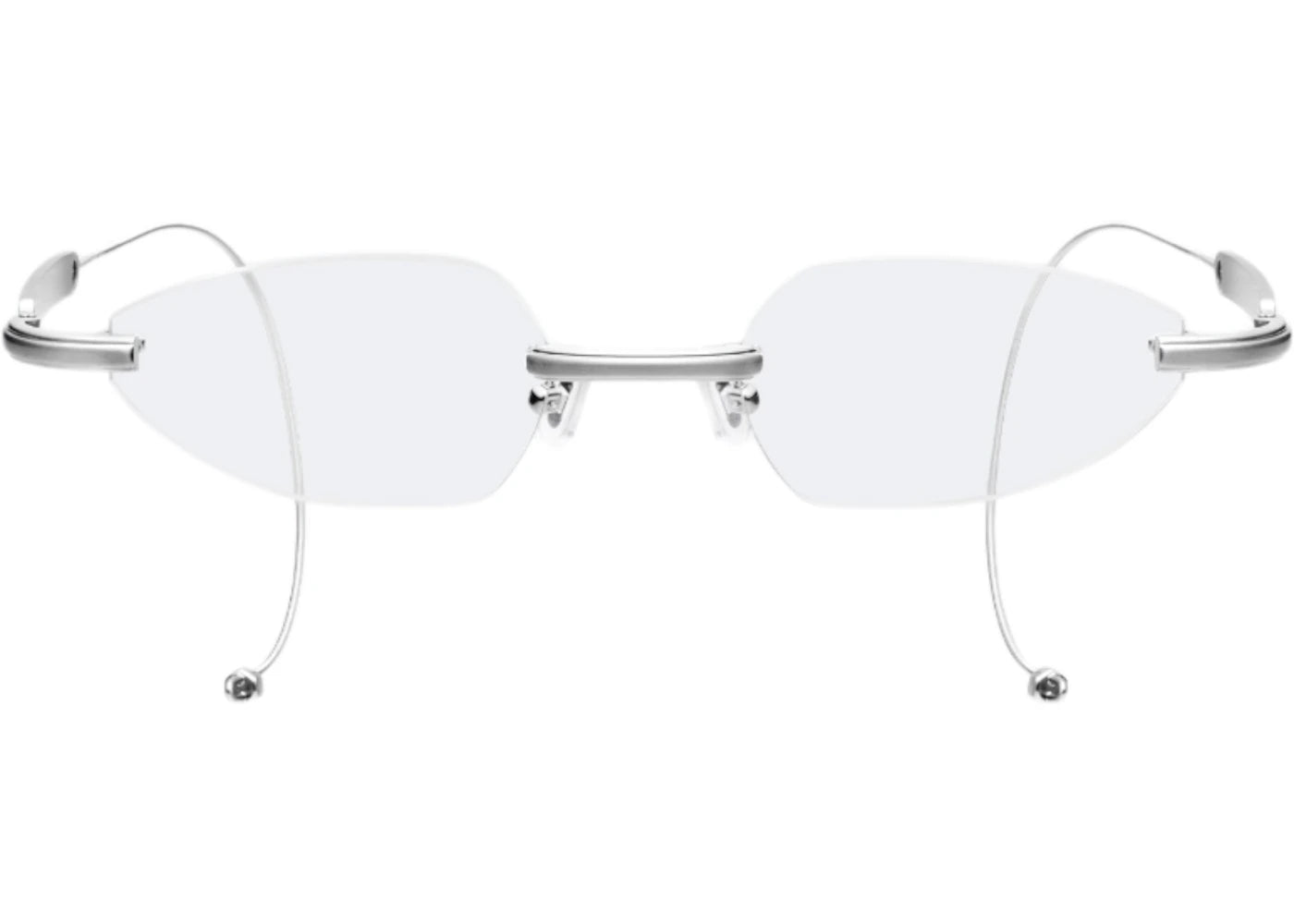 gentle monster maison margiela glasses silver clear (mm219 a02)