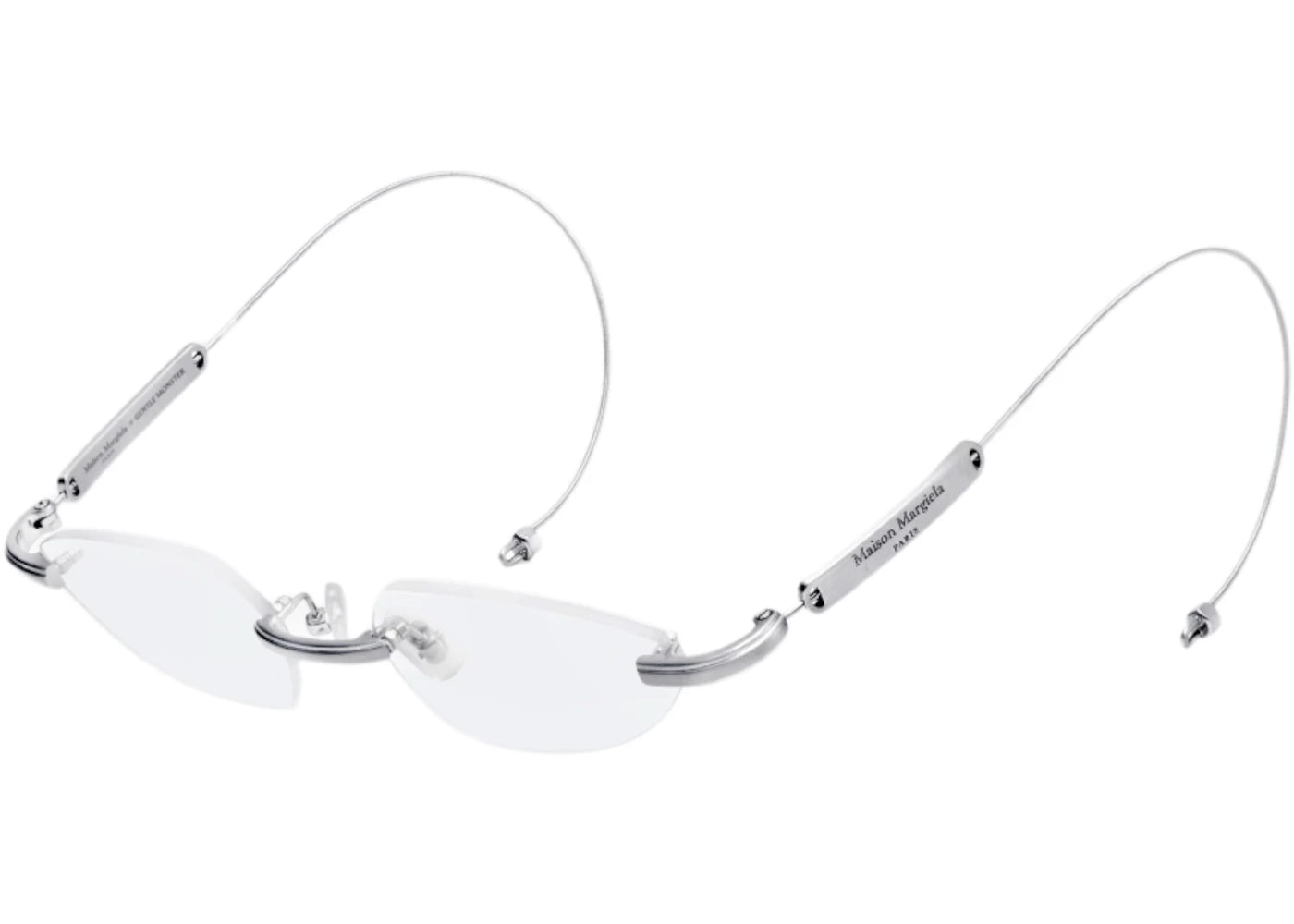 Gentle Monster Maison Margiela Glasses Silver Clear (Mm219