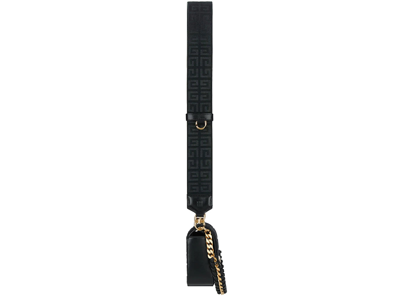 Givenchy Embroidered Canvas Bag Small 4G Black