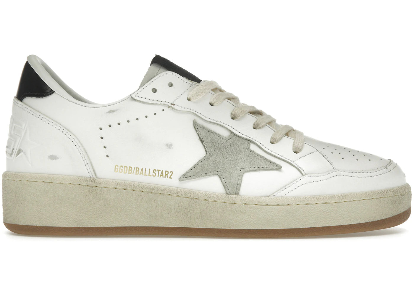 Golden Goose Ball Star 2 White Ice Black