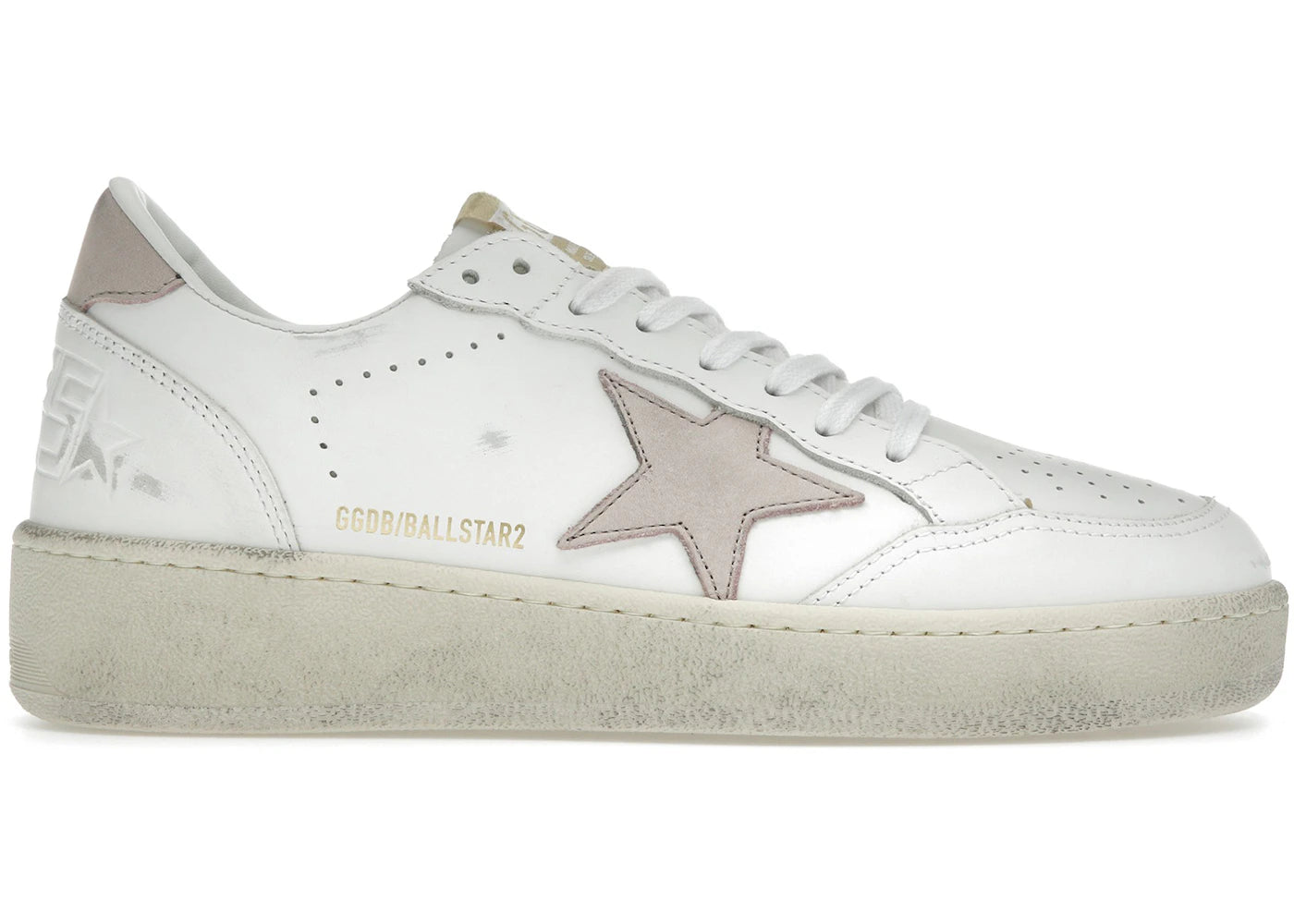 Golden Goose Ball Star 2 White Pink (Women'S)