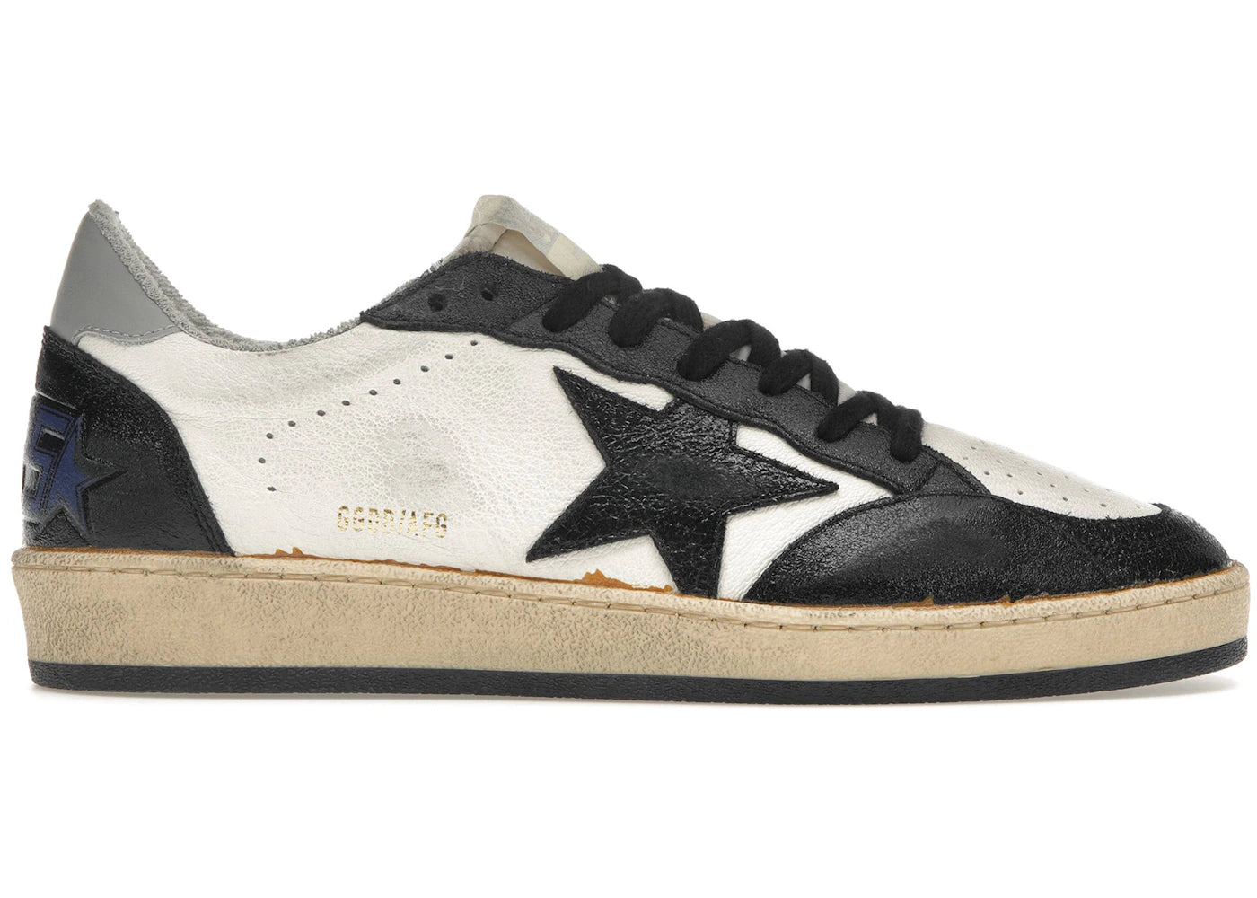 Golden Goose Ball-Star Black White Royal