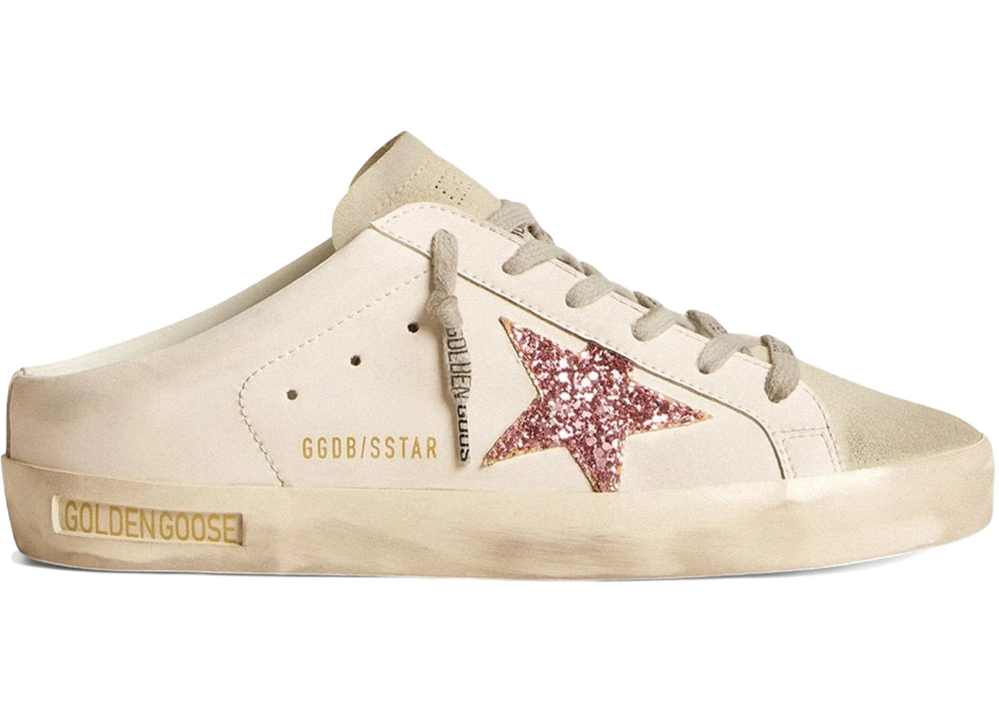 Golden Goose Bio-Based Super-Star Sabot White Ice Pink (Women'S)
