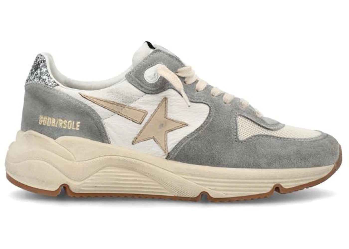 Golden Goose Running Sole Grey Cream Smoke (Women'S)