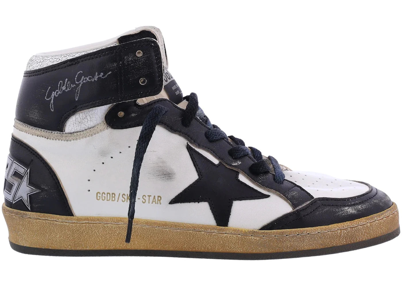 Golden Goose Sky-Star White Black Ice