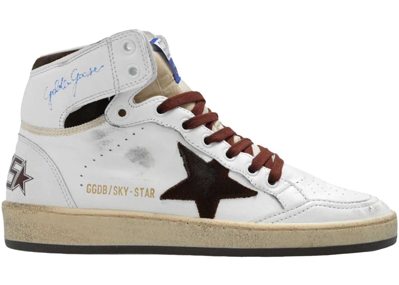 Golden Goose Sky-Star White Chocolate Suede (Women'S)