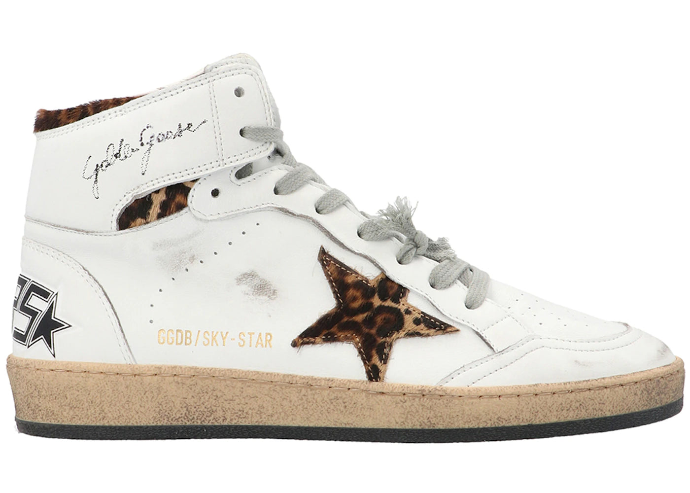 Golden Goose Sky-Star White Leopard (Women'S)