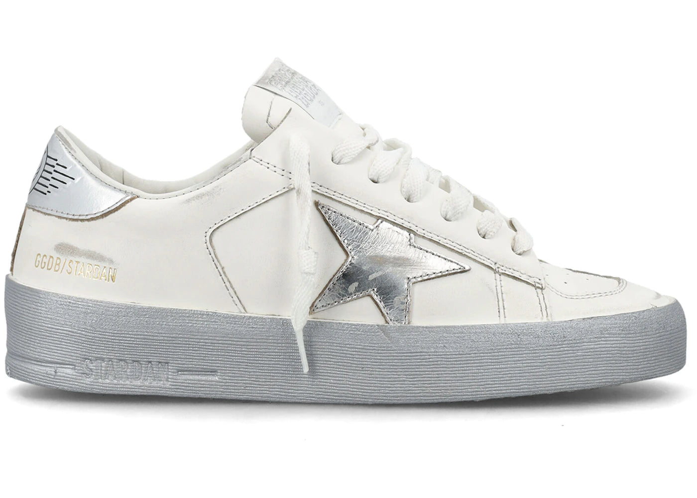 Golden Goose Stardan White Silver-Tone (Women'S)