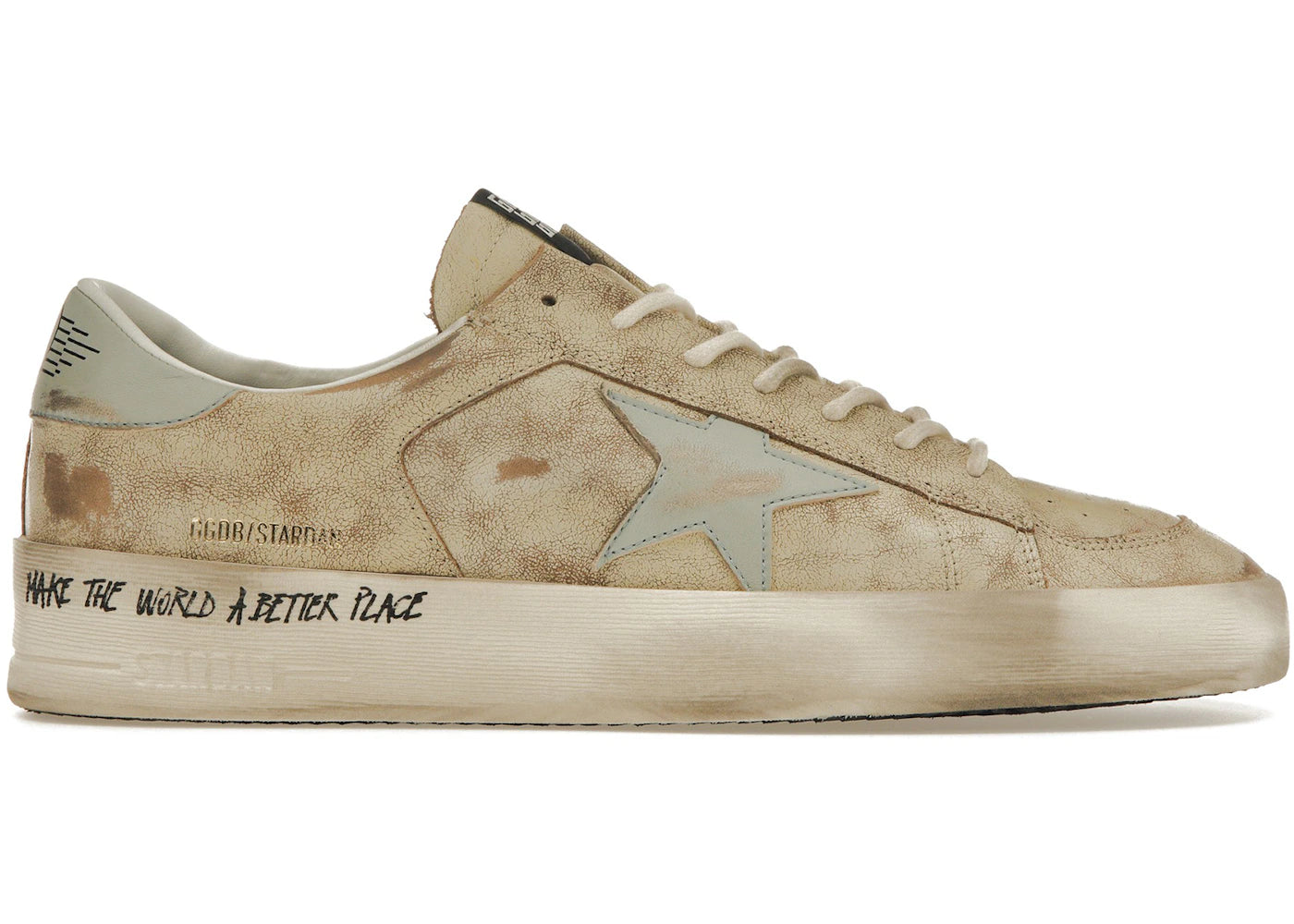 Golden Goose Stardan White Vintage Light Blue