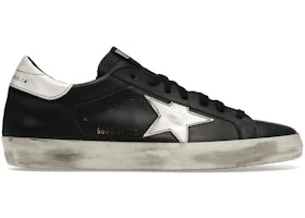 Golden Goose Super-Star Black White Leather