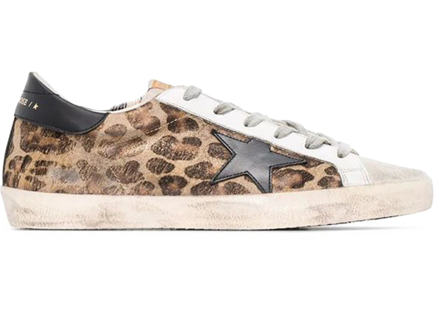 Golden Goose Super-Star Leopard Brown Ice Black (Women'S)