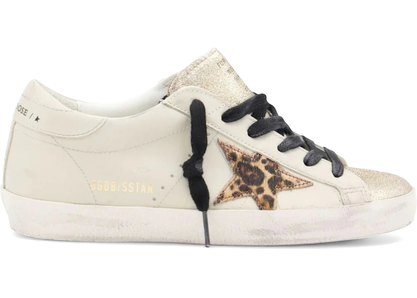 Golden Goose Super-Star Light Beige Dark Red (Women'S)