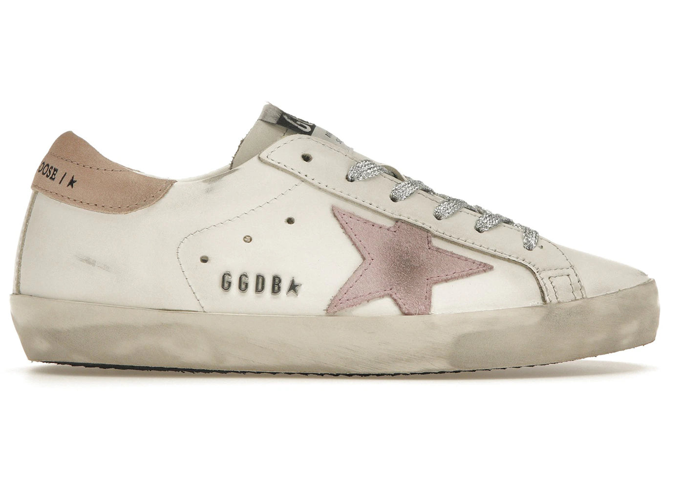 Golden Goose Super-Star White Antique Pink (Women'S)
