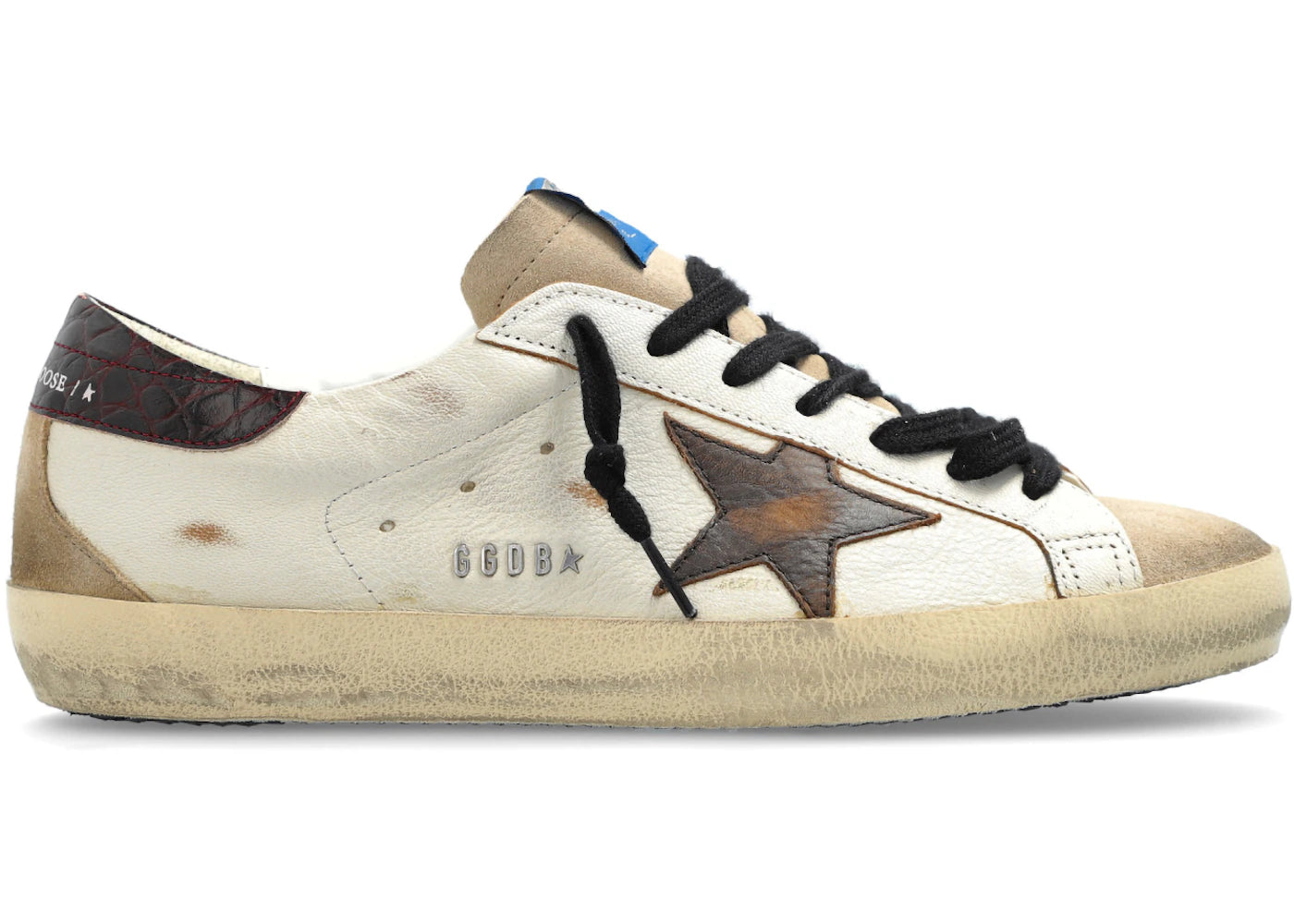 Golden Goose Super-Star White Beige Brown