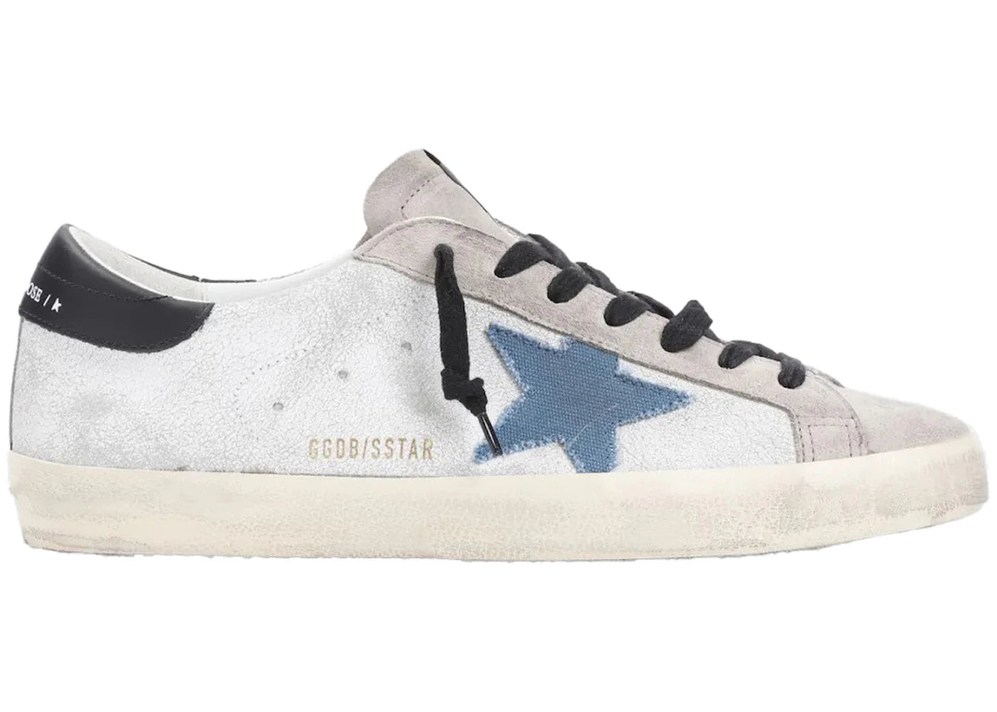 Golden Goose Super-Star White Blue Black