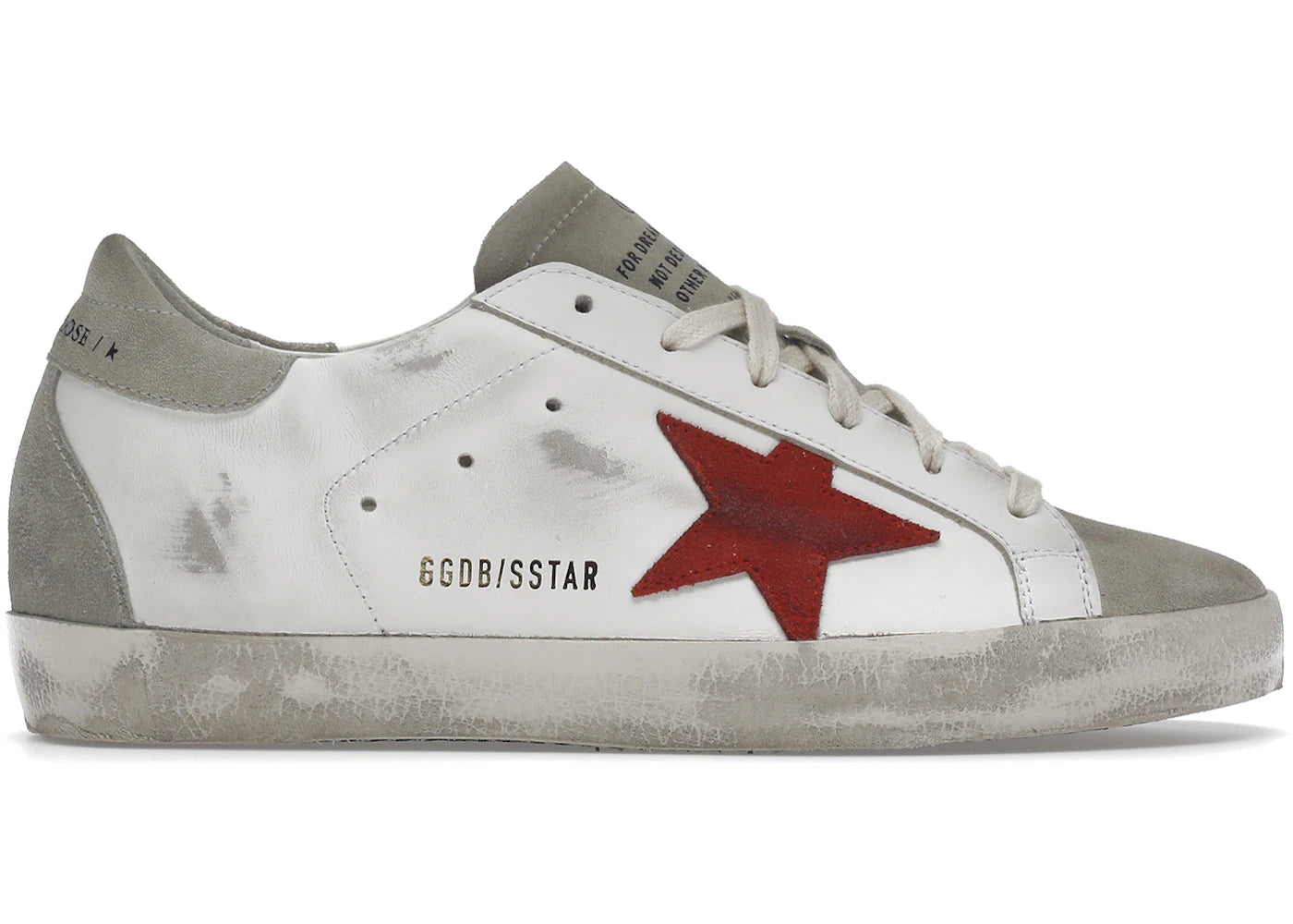Golden Goose Super-Star White Grey Red (Women'S) UK