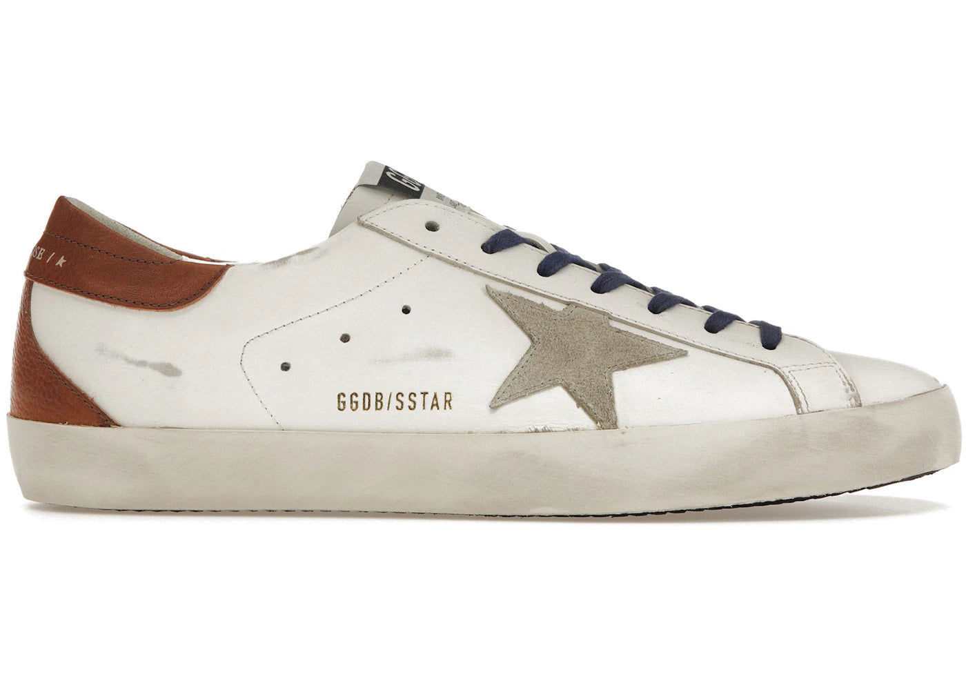 Golden Goose Super-Star White Ice Brown Blue