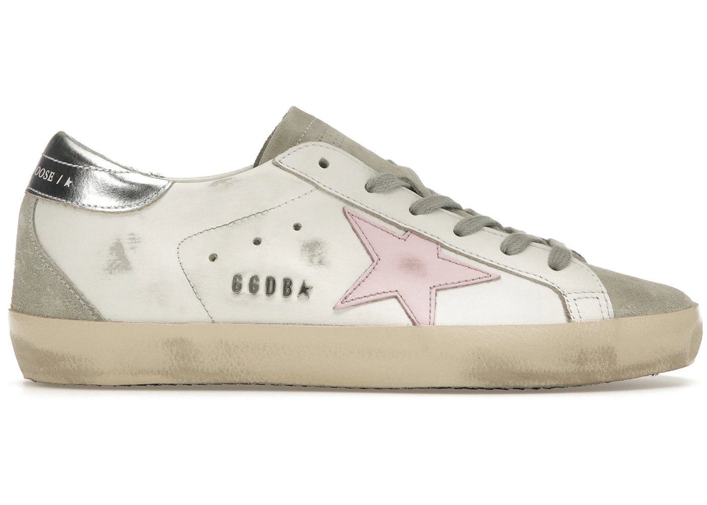 Golden Goose Super-Star Ice White Orchid Pink (Women'S)