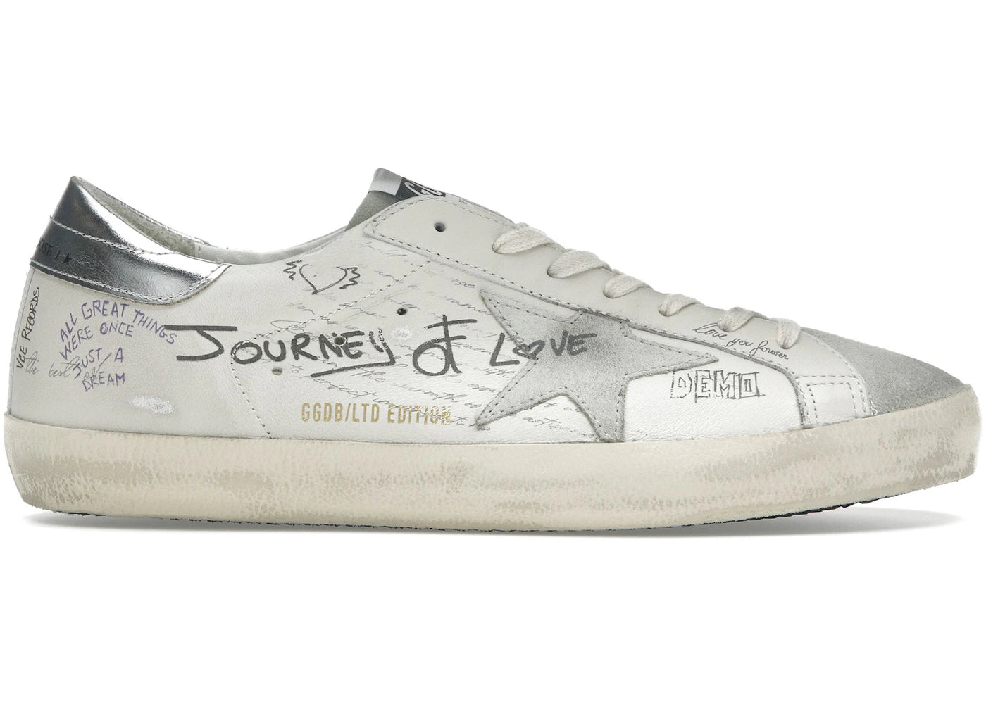 Golden Goose Super Star White Ice Silver