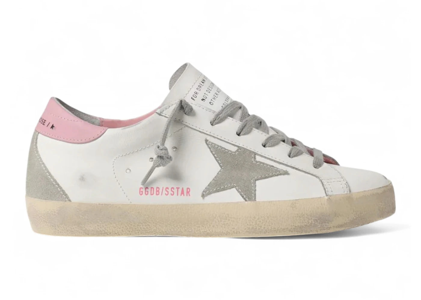 Golden Goose Super-Star White Pink Ss25 (Women'S)