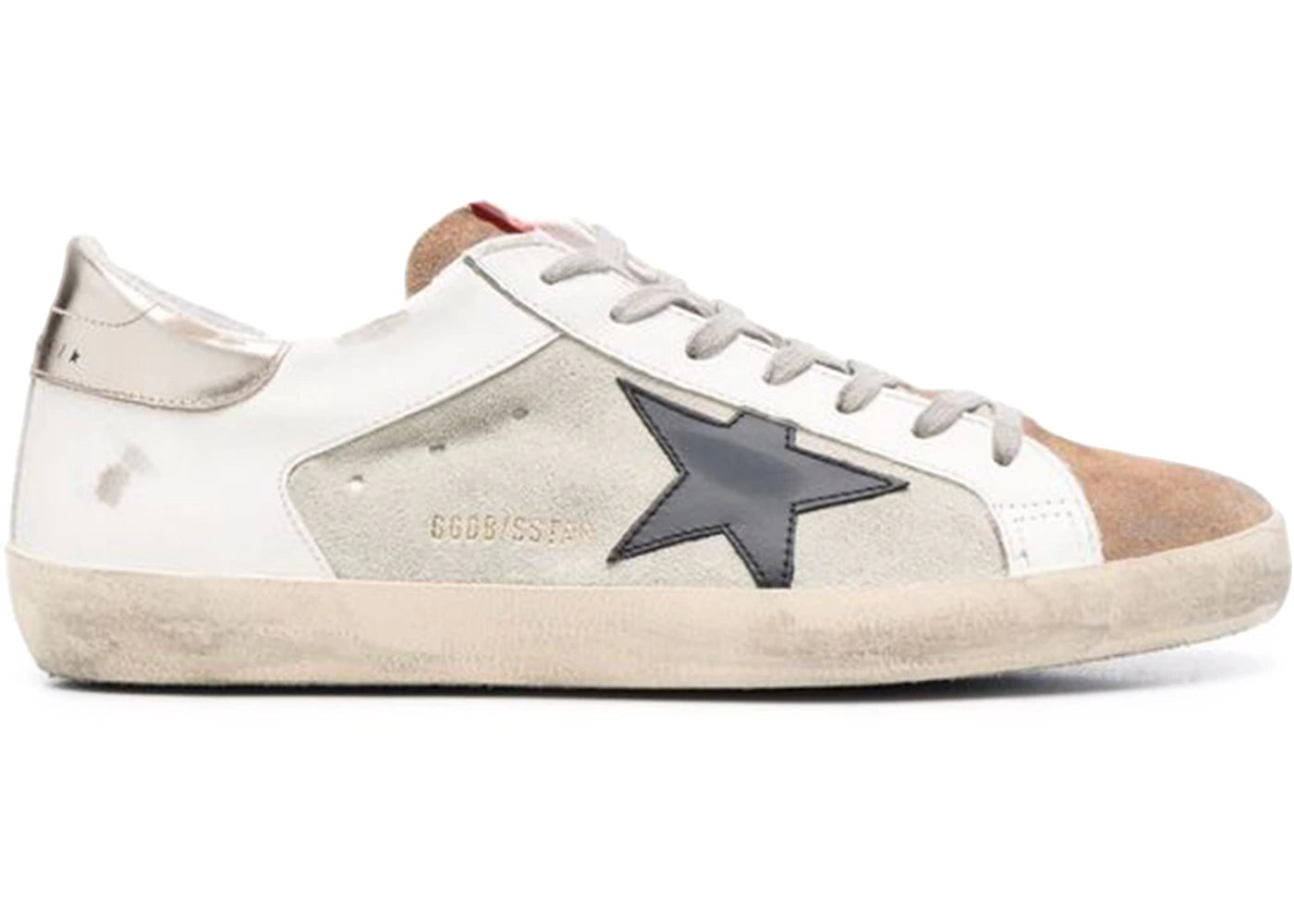 Golden Goose Super-Star White Silver Cream
