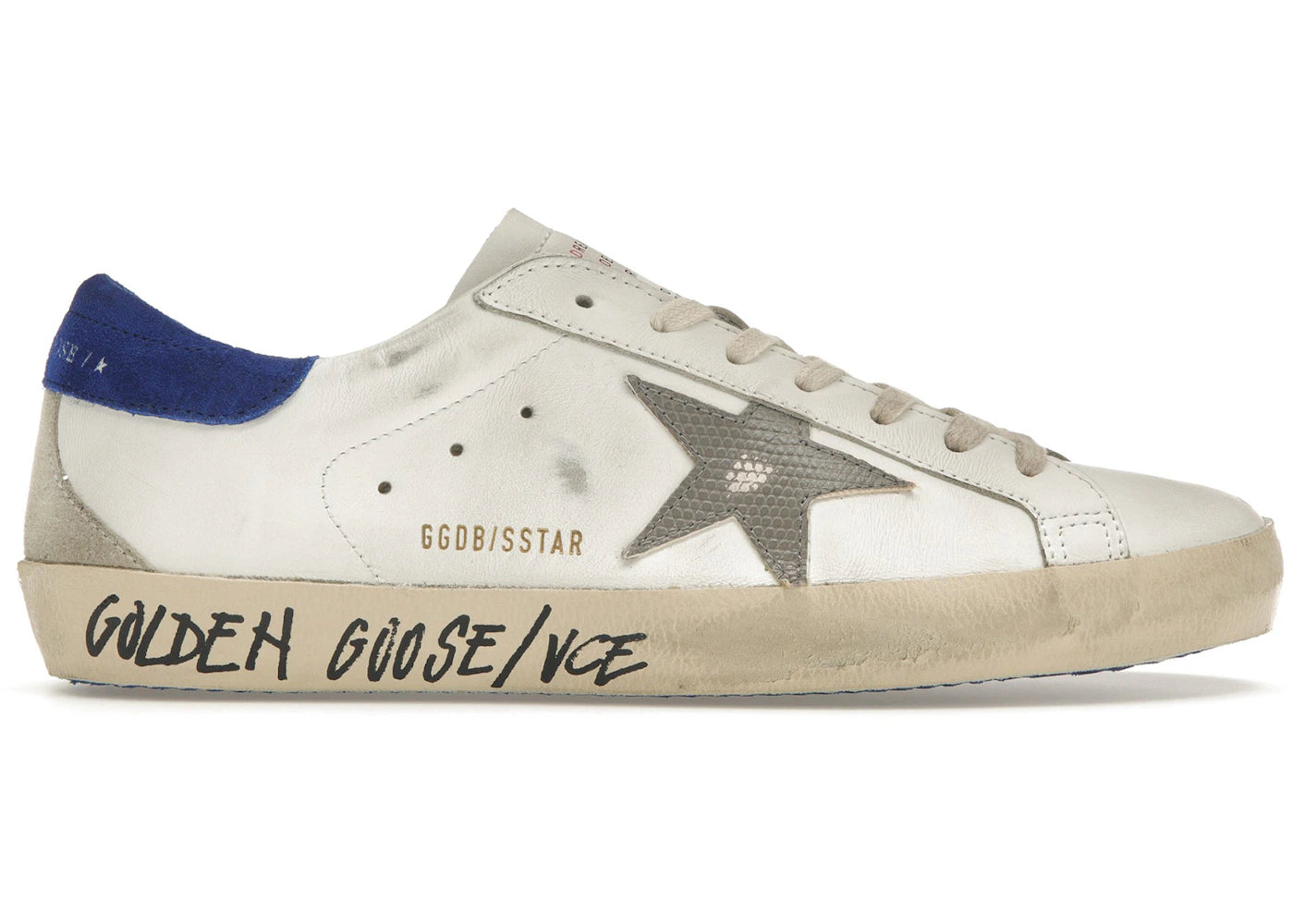 Golden Goose Super-Star White Snake Blue UK