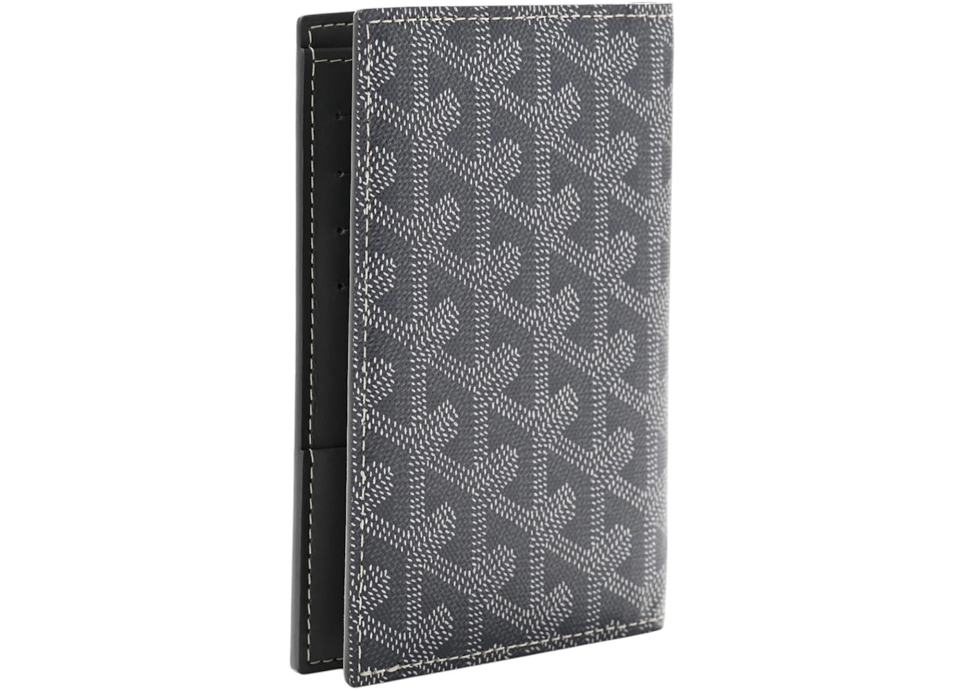 Goyard Grenelle Passport Cover Grey