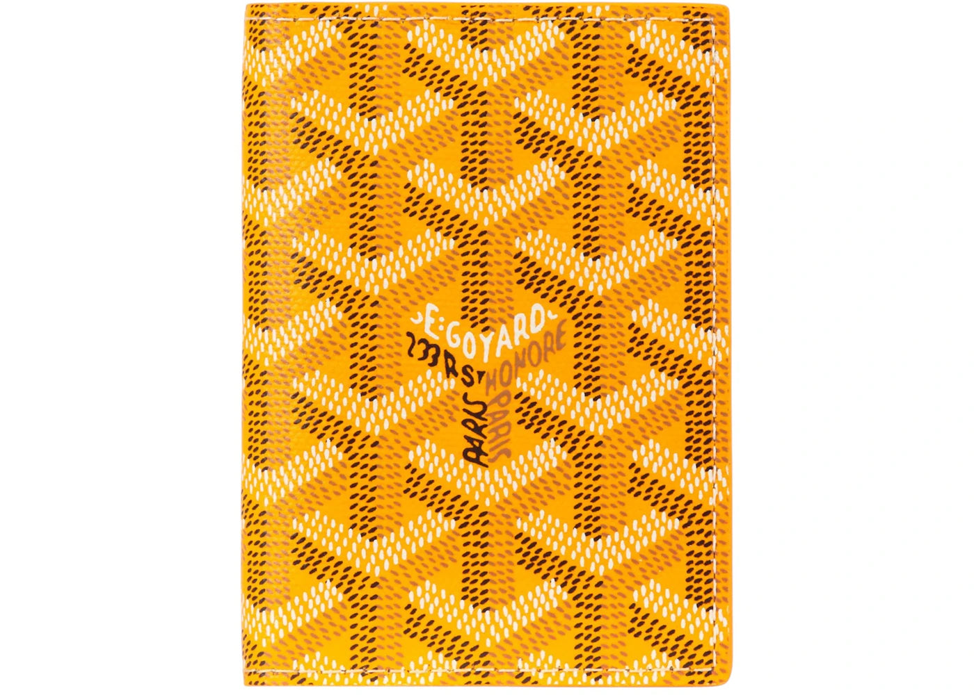 Goyard Saint Marc Card Holder Yellow