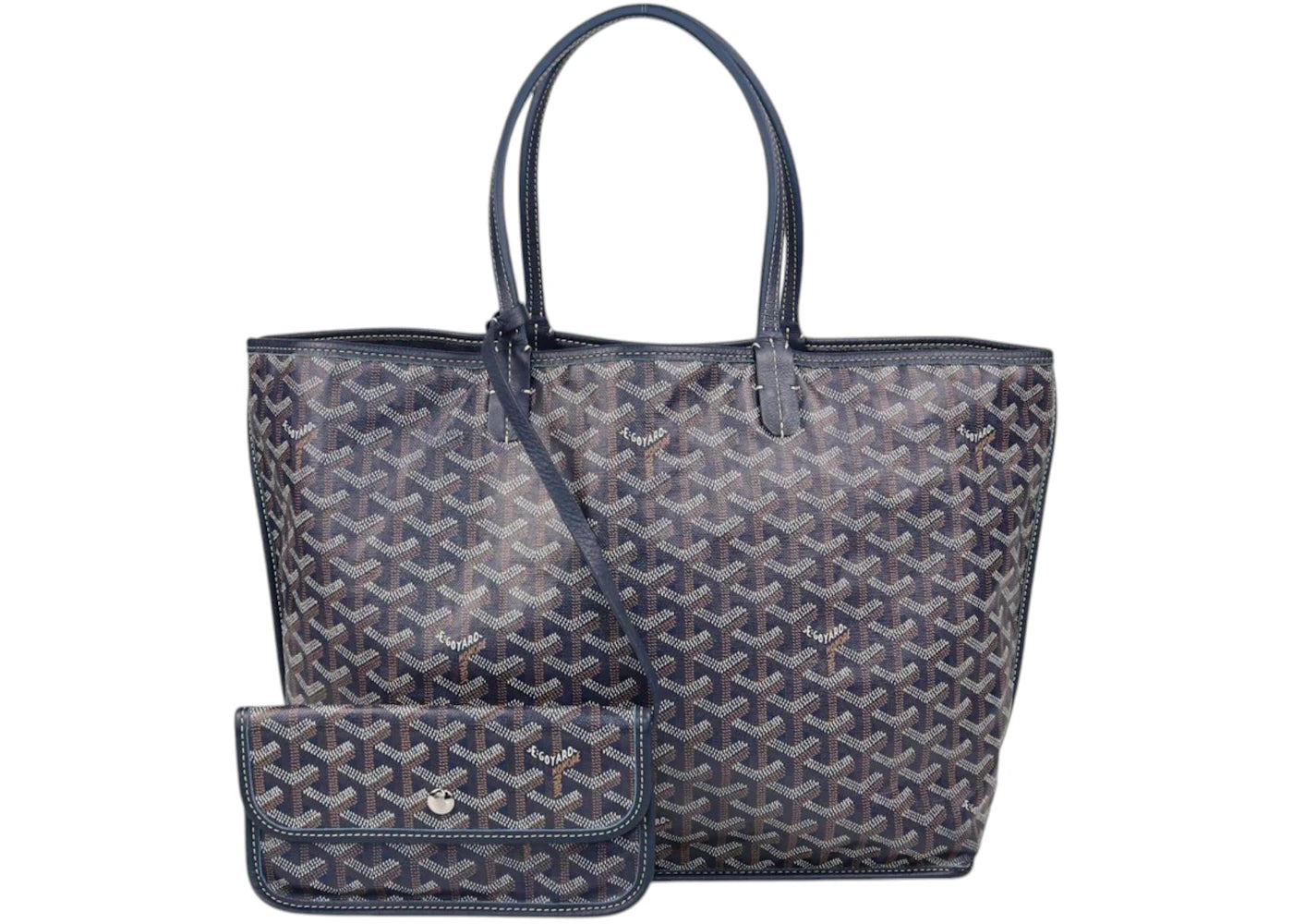 Goyard Anjou Tote Pm Navy Blue