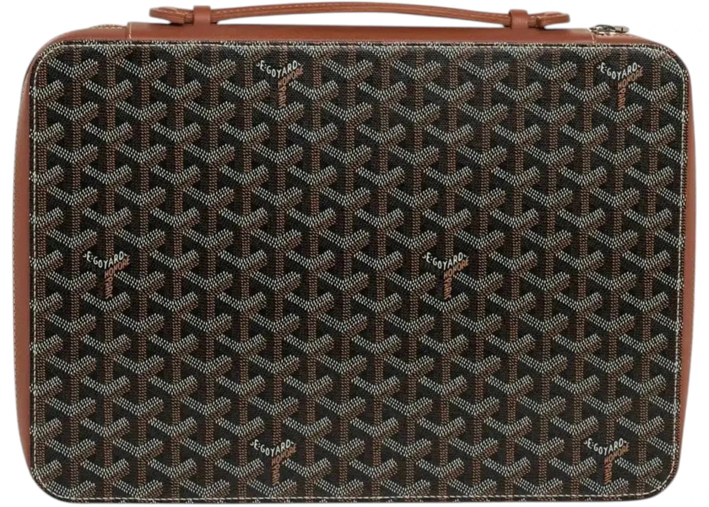 Goyard Universal Companion Goyardine Black/Tan