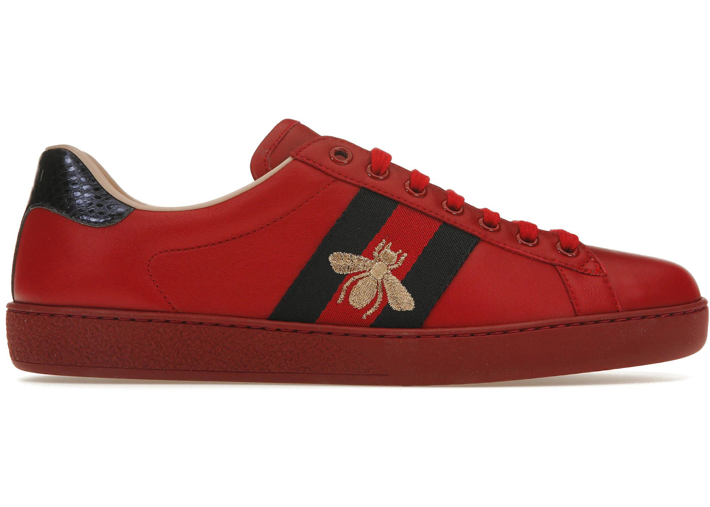 gucci ace embroidered bee