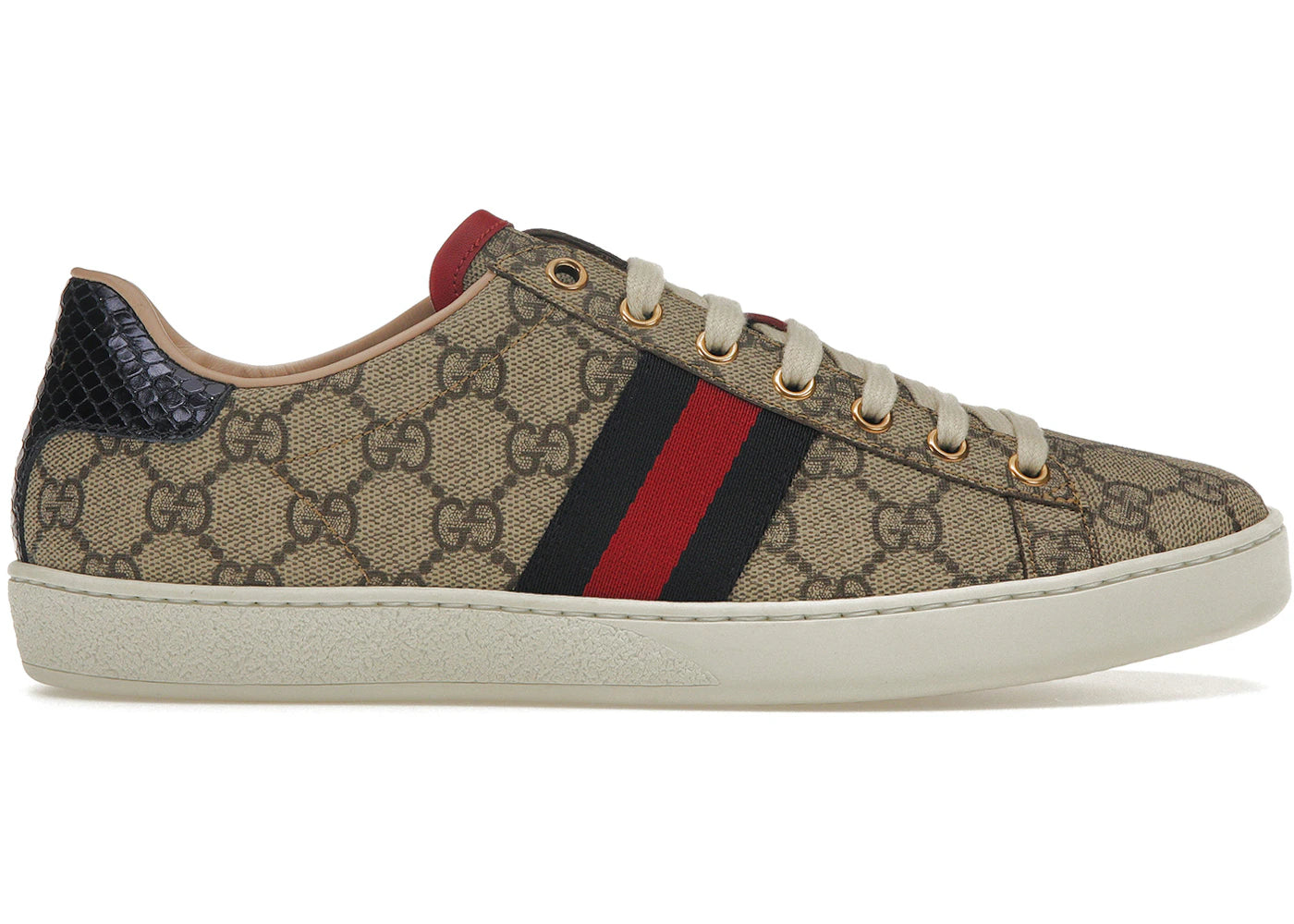 gucci ace gg supreme navy (women's)