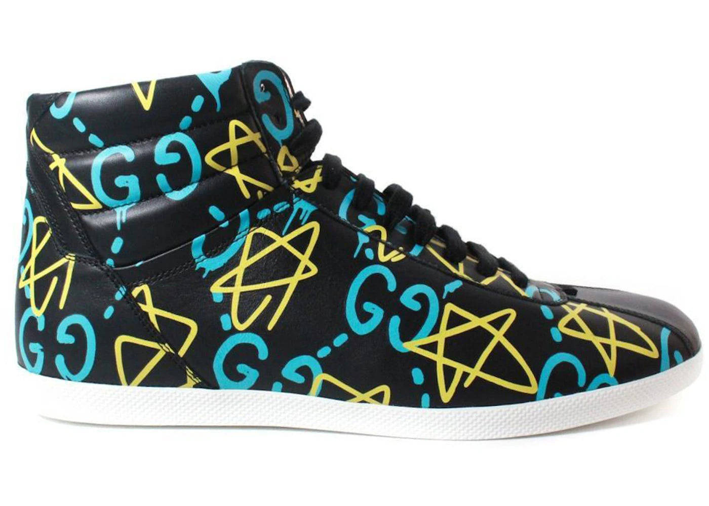 Gucci Ace High-Top Graffiti Ghost Stars UK - Main Image