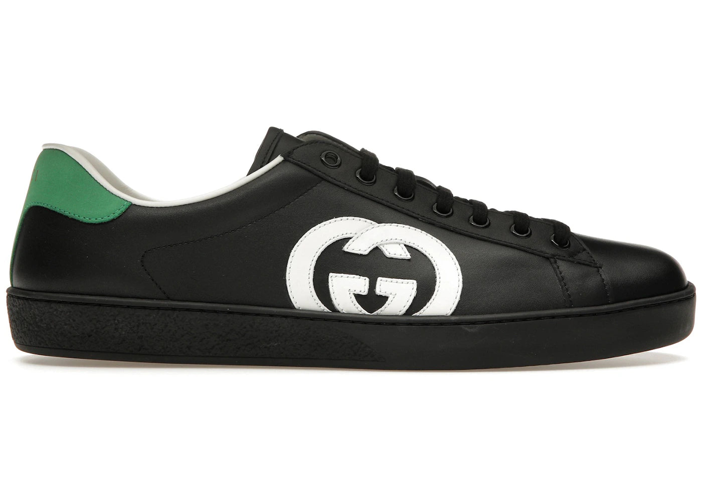 gucci ace interlocking gg black