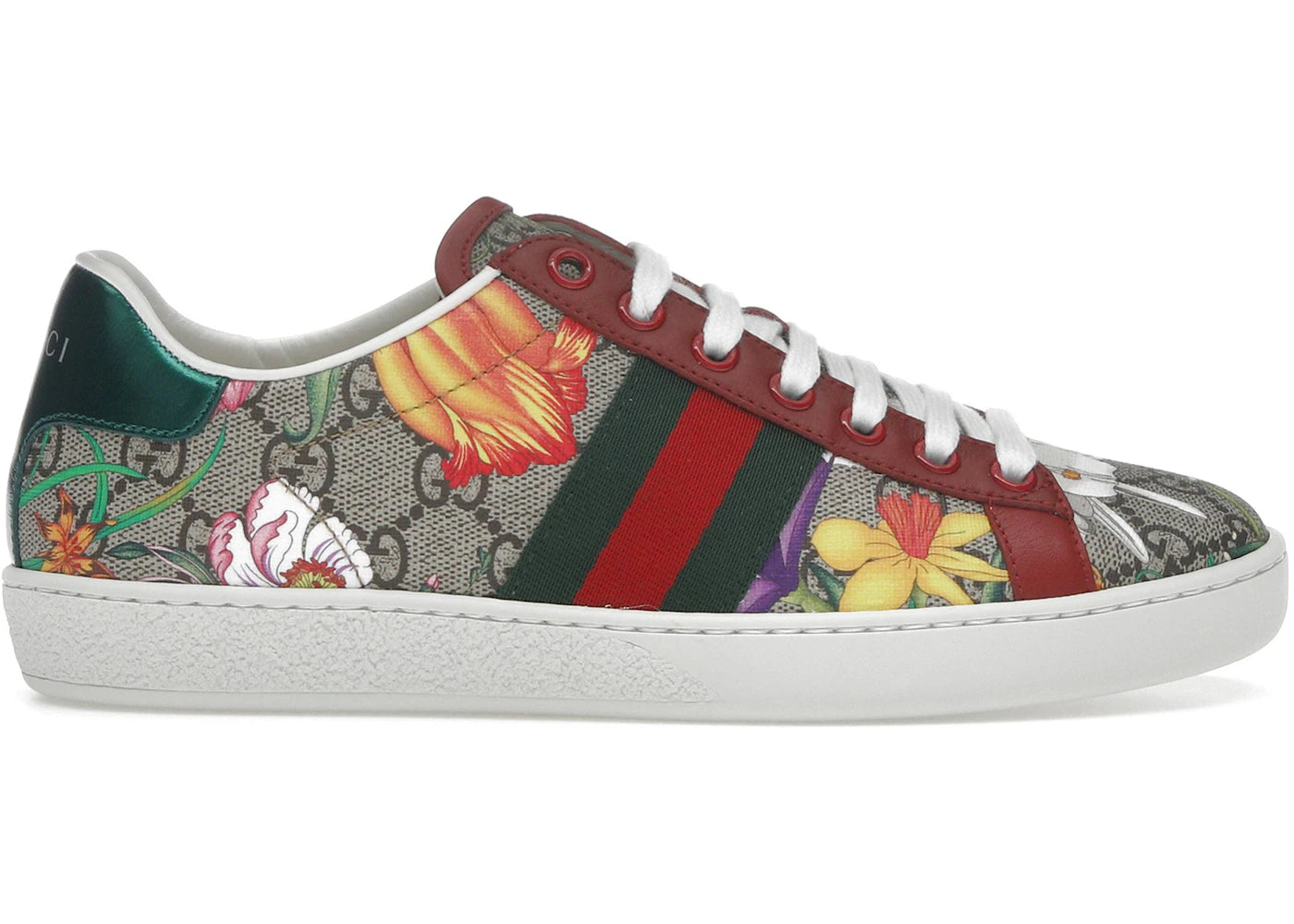 Gucci Ace Red Gg Supreme (Women'S)