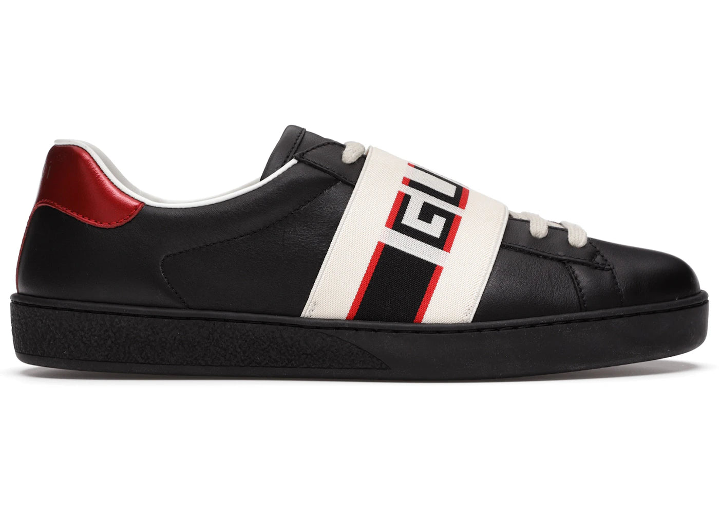 gucci ace stripe black