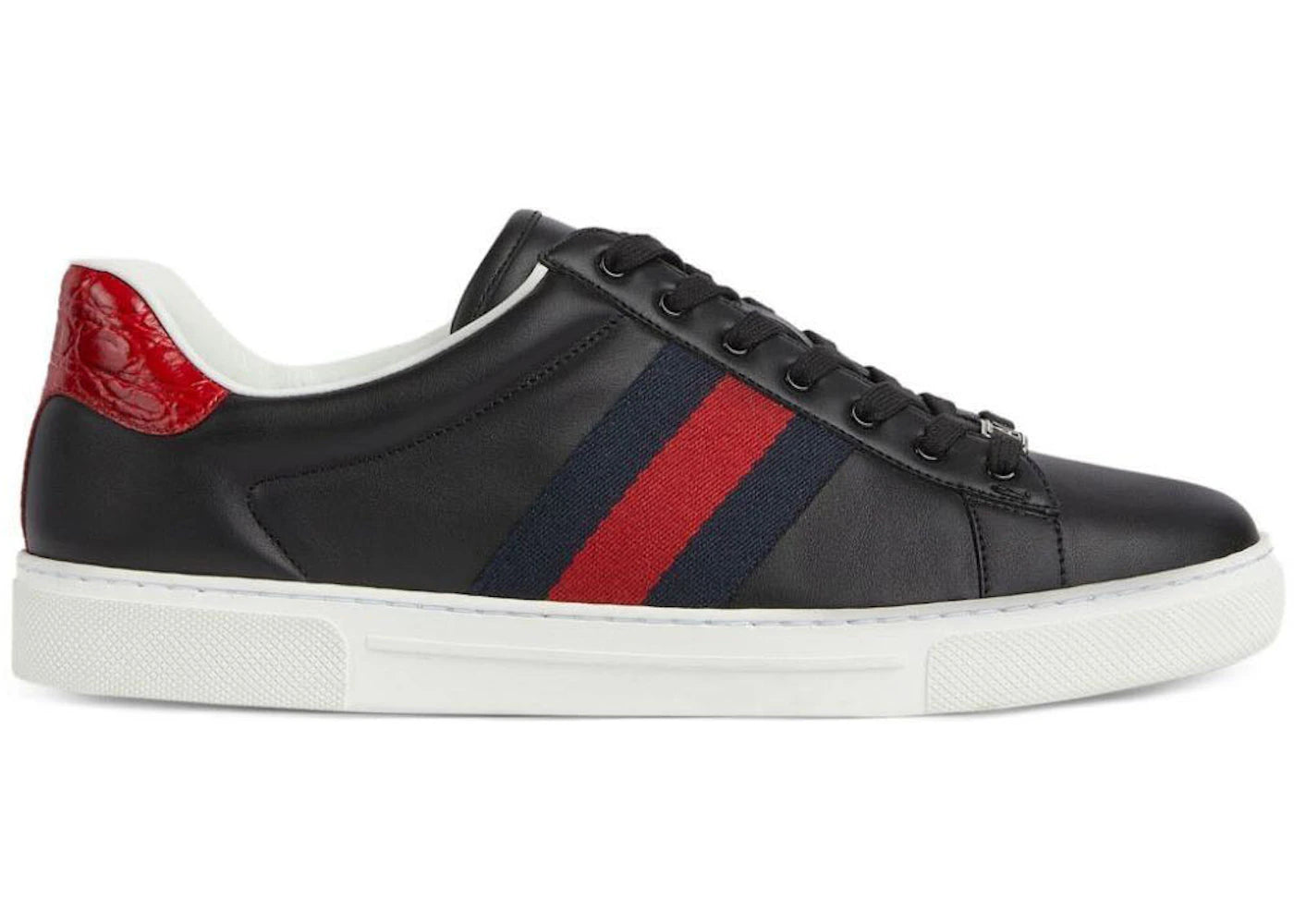 gucci ace web black navy red