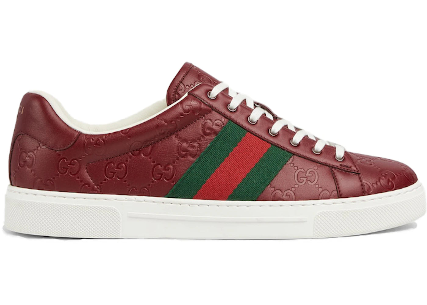 gucci ace web red rosso ancora