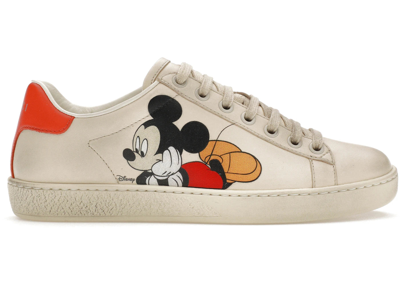 gucci ace x disney ivory (women's)