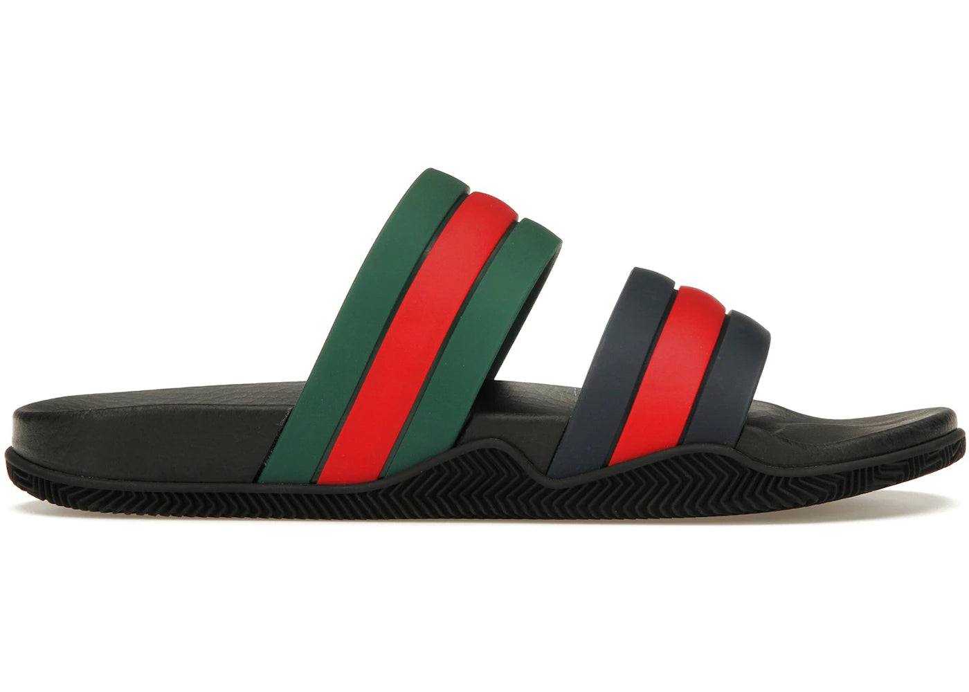 Gucci Agrado Grg Rubber Slide Black Blue Green Red