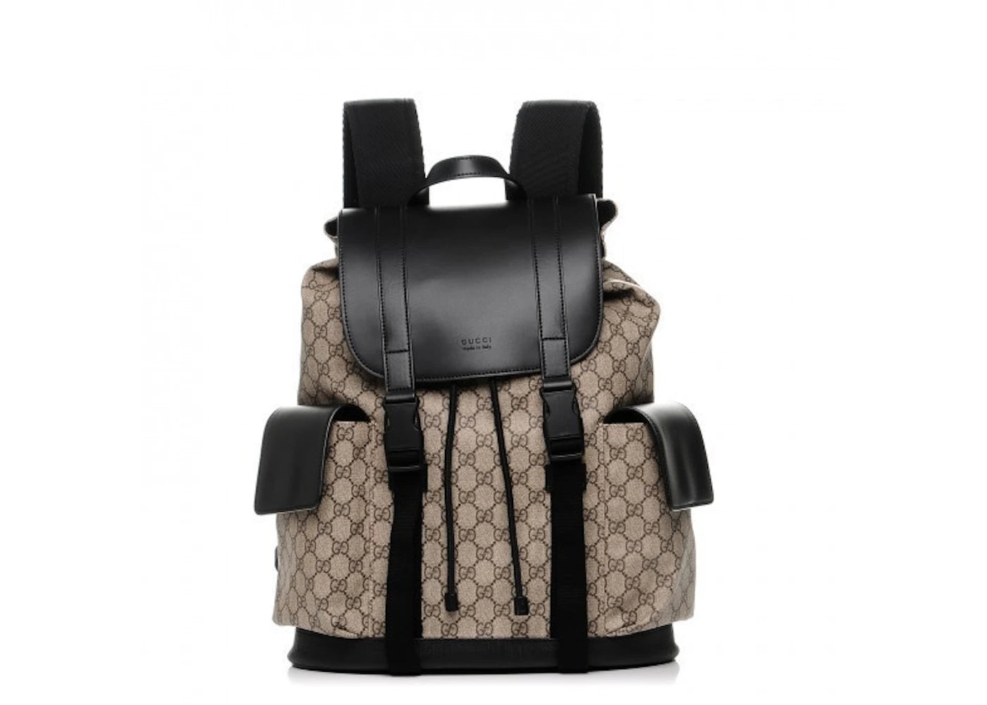 Gucci Soft Backpack Monogram Gg Black/Brown